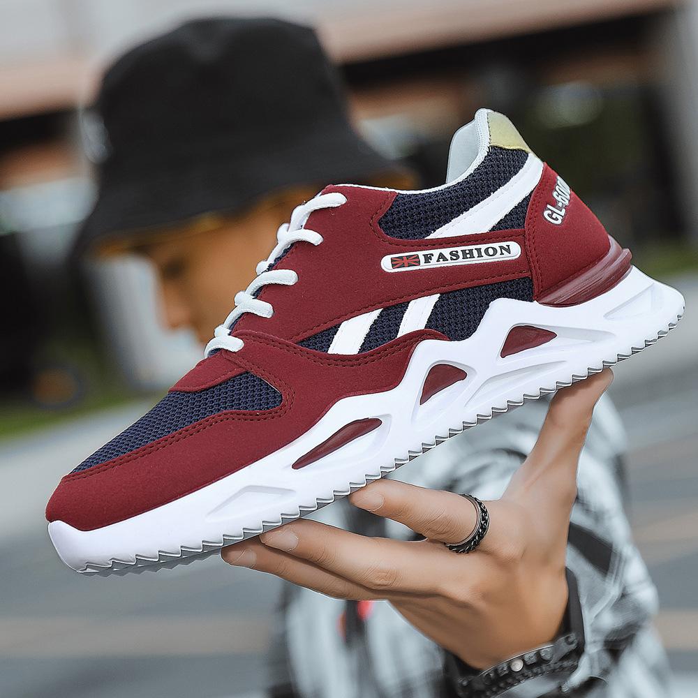 Модные легкие мужские кроссовки Модная мужская повседневная обувь Дышащая мужская обувь Кроссовки для ходьбы Мужская теннисная мужская дизайнерская обувь