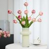 10 шт./лот Искусственный шелковый цветок 3 головки Тюльпаны Букет Свадебный декор Домашняя гостиная Цветочная композиция Вечеринка Цветочный Искусственный тюльпан