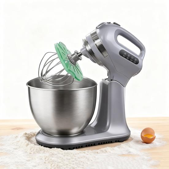 Yousheng Mixing Head Baffle Anti-Splatter Guard for Stand Mixer Universal Ingredient Slot Mixer Attachment Easy To Clean Kitchen Accessory for Mixers