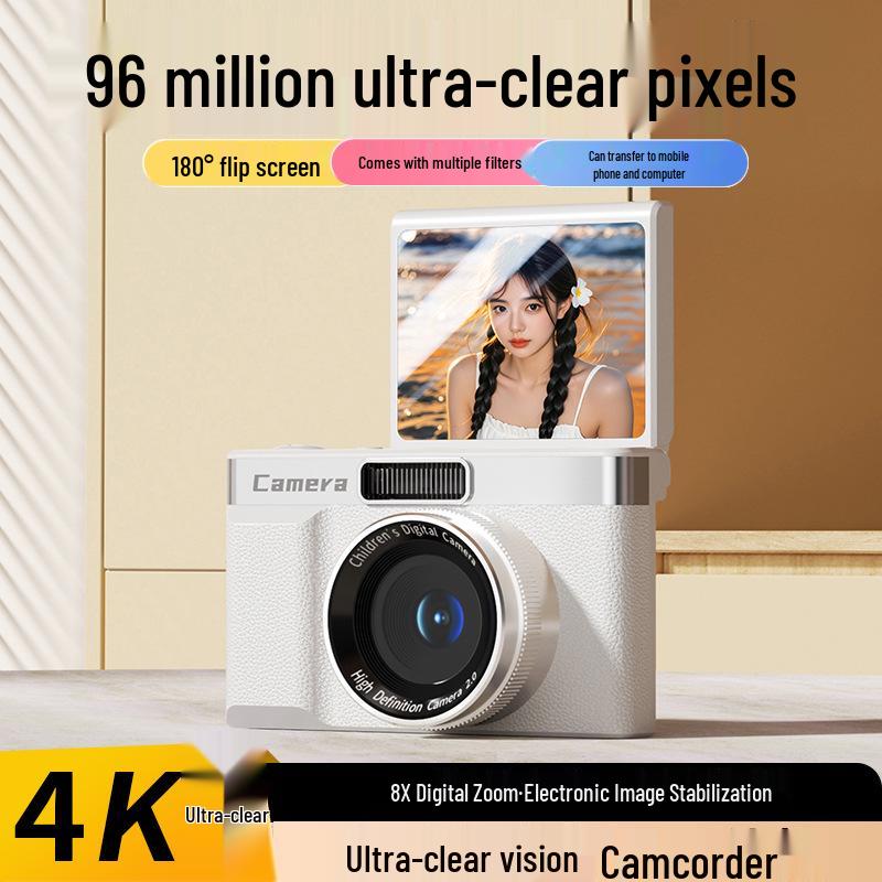 Ретро-камера со откидным экраном HD Instant Pixel для студентов