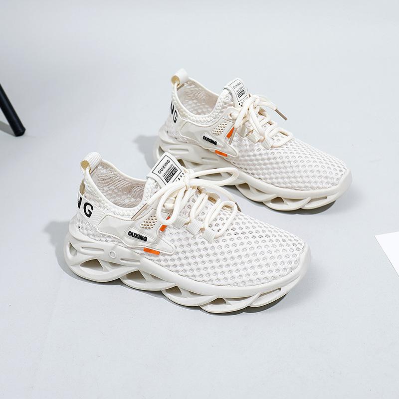 2025 Summer New Korean Version Breathable Fly-woven Women's Shoes Ins Tide Student Running Sports Shoes Women's Casual Shoes HY158
