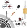 33Pcs Metal Tire Wheel Valve Core Remover Repair Tool Car Tire Valve Stem Puller Tools Set for Car Truck Motorcycle Bicycle
