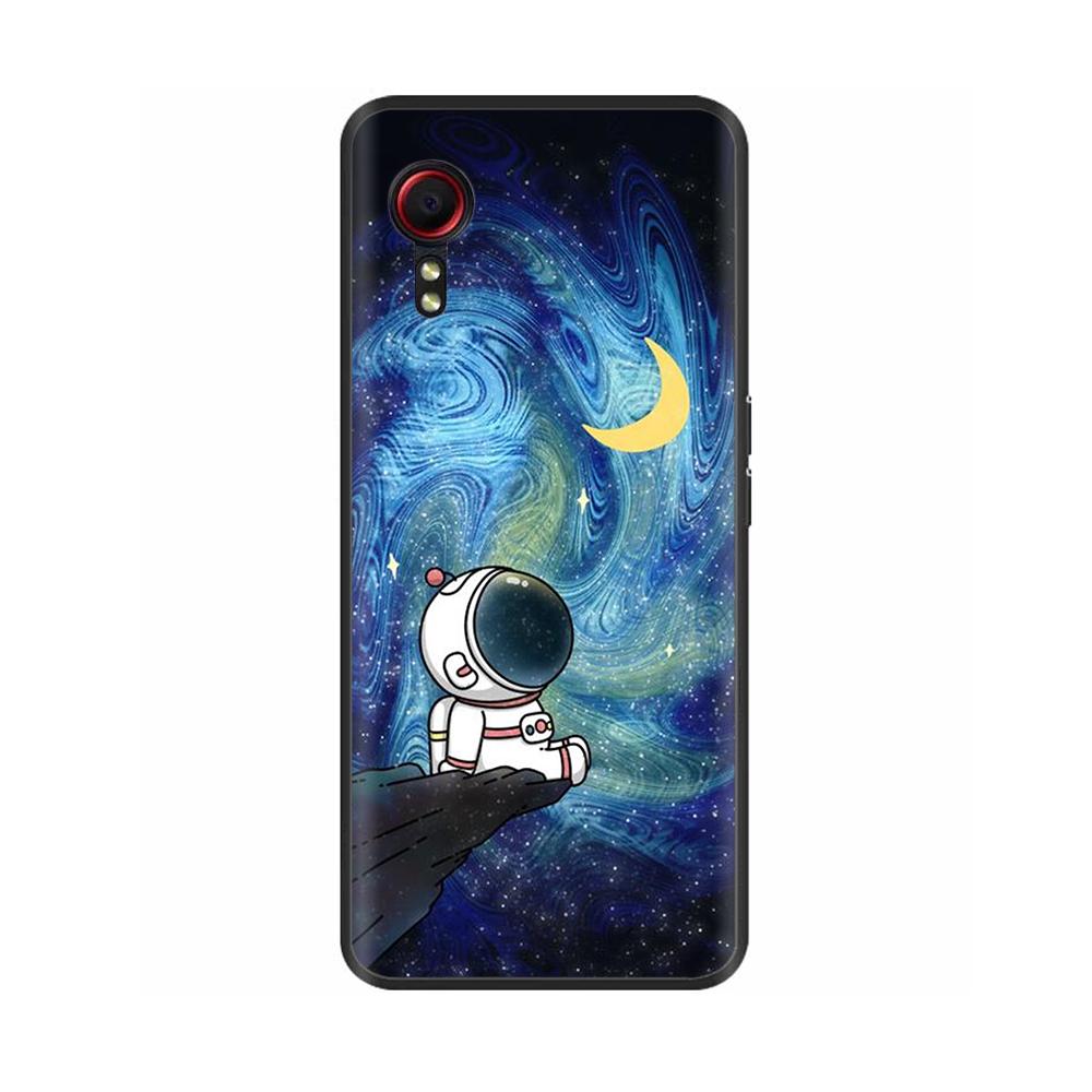 Чехол для Samsung Galaxy Xcover 7 Мягкий Гладкий Жидкий Силикон Мультяшный Корпус Телефона Для Samsung XCover7 Защитные TPU Задние Крышки