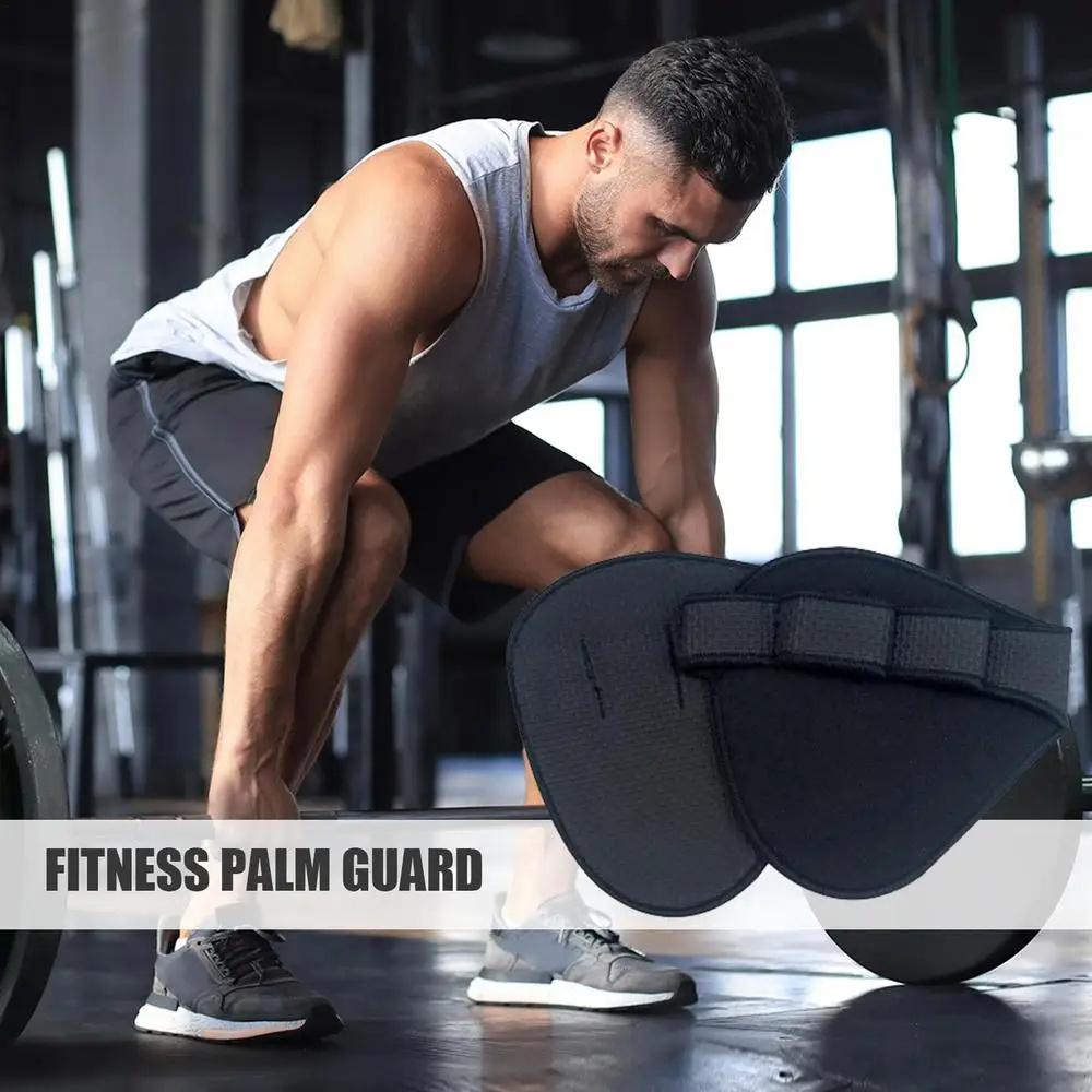 Hand Palm Protector Gym Fitness Gloves Half Finger Lifting Palm Dumbbell Grips Pads Weightlifting Training Glove Gym Workout