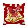 Christmas Pillow Cover New Polyester Printed Christmas Gift Home Sofa Cushion Cover Pillow