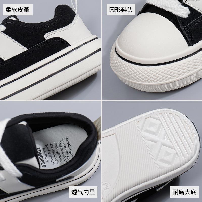 White Shoes for Women New Spring Students Korean Style Versatile Casual Ins Trendy Platform Fashion Sneakers Br1102