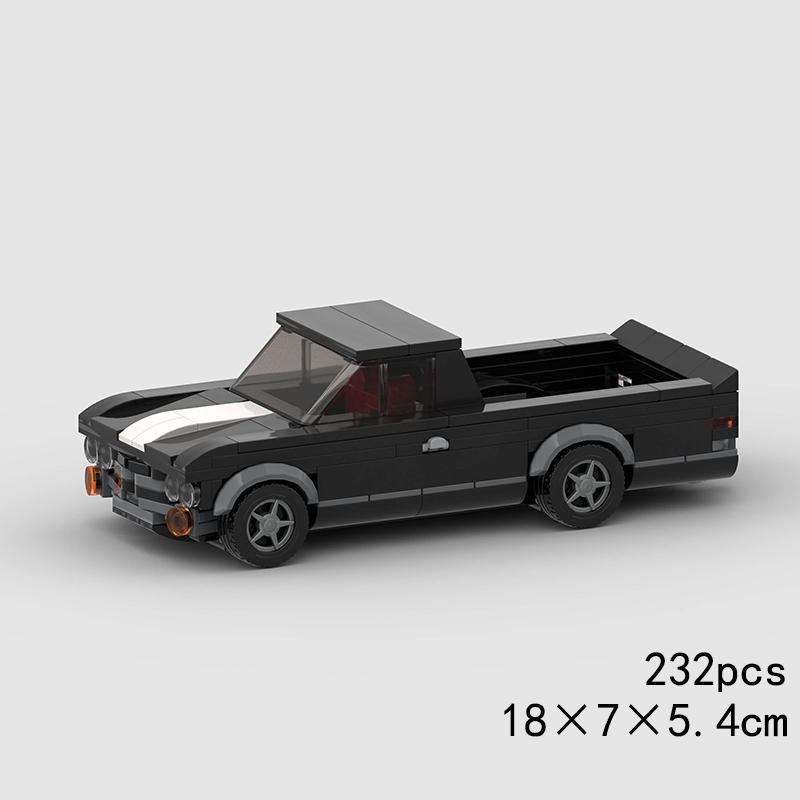 MOC Car Super Race City Speed ​​Sport Pickup Vehicle Model Building Blocks Rally Supercar Racing Bricks Christmas Gift Technical