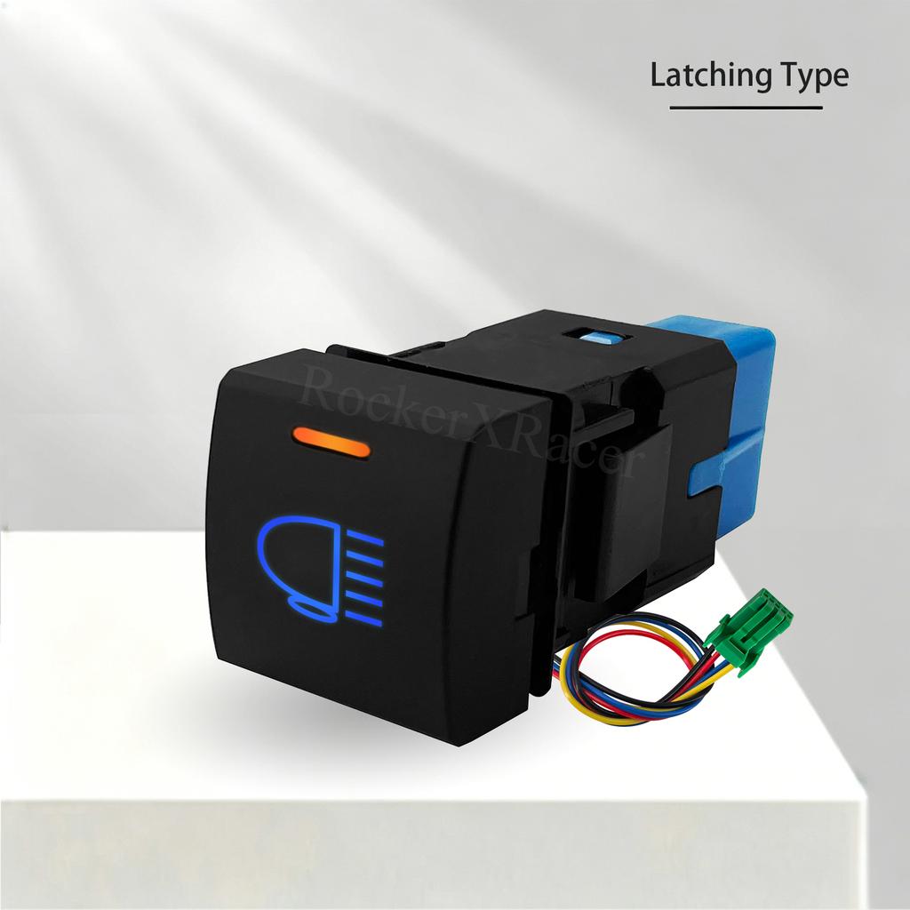 12V Push Switch ON-OFF Momentary Button for Toyota LandCruiser 300 Corolla RAV4 Camry Hilux Fog LED Light Bar Camera Garage Horn