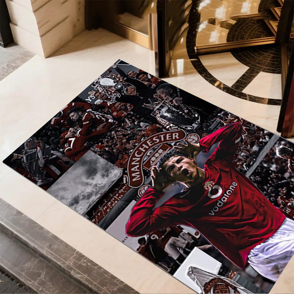 Juventus Football Player Leap Area Rug Design for Outdoor Dormitory Bedrooms Dining Room Antislip Carpet Anime Office Decor