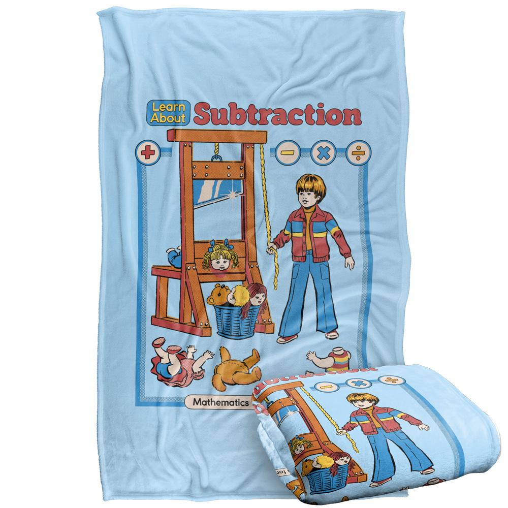 Steven Rhodes Learn About Subtraction Soft Touch Blanket