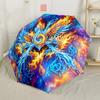 Phoenix Rising In Flames Portable Automatic Umbrella Compact 8-Rib Lightweight Sturdy Construction for Outdoor Daily Use Fashion Lovers