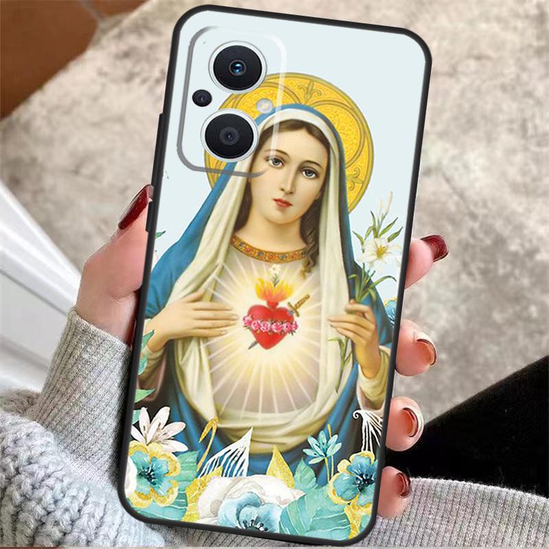 Mother Virgin Mary For OPPO Reno 14 12 11 10 13 Pro 8T 11F 12F 13F 14F 7 8 Lite OPPO Find X9 X8 X6 X5 Pro Case