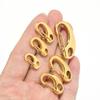 5Pcs Stainless Steel D Lobster Clasps Necklace Hooks Chains Connectors Bracelet Making DIY Jewelry Supplies Accessories