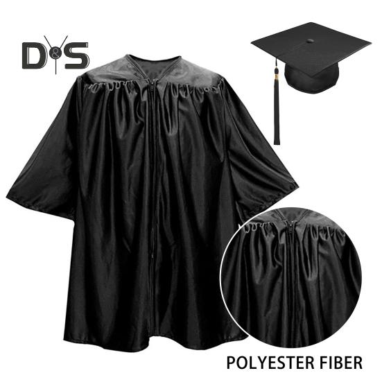 1 комплект, унисекс, детский выпускной халат, шляпа, комплект с застежкой-молнией спереди, свободная кисточка, годовая бирка, платье для выпускного в детском саду, кепка, комплект с кисточками