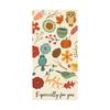 School Notebook Funny Stickers Flowers Thank You Decoration X019