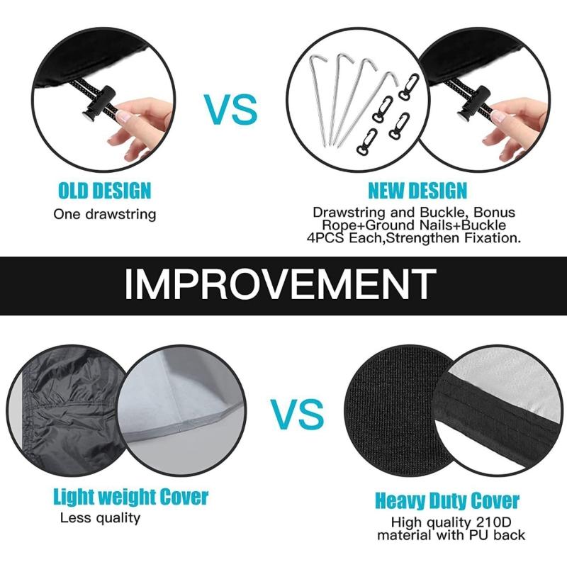 Portable Dog Pool Cover Round Shape Easy to Use Kids Swimming Pool Cover Foldable Tub Pool Protector Sleeve Case