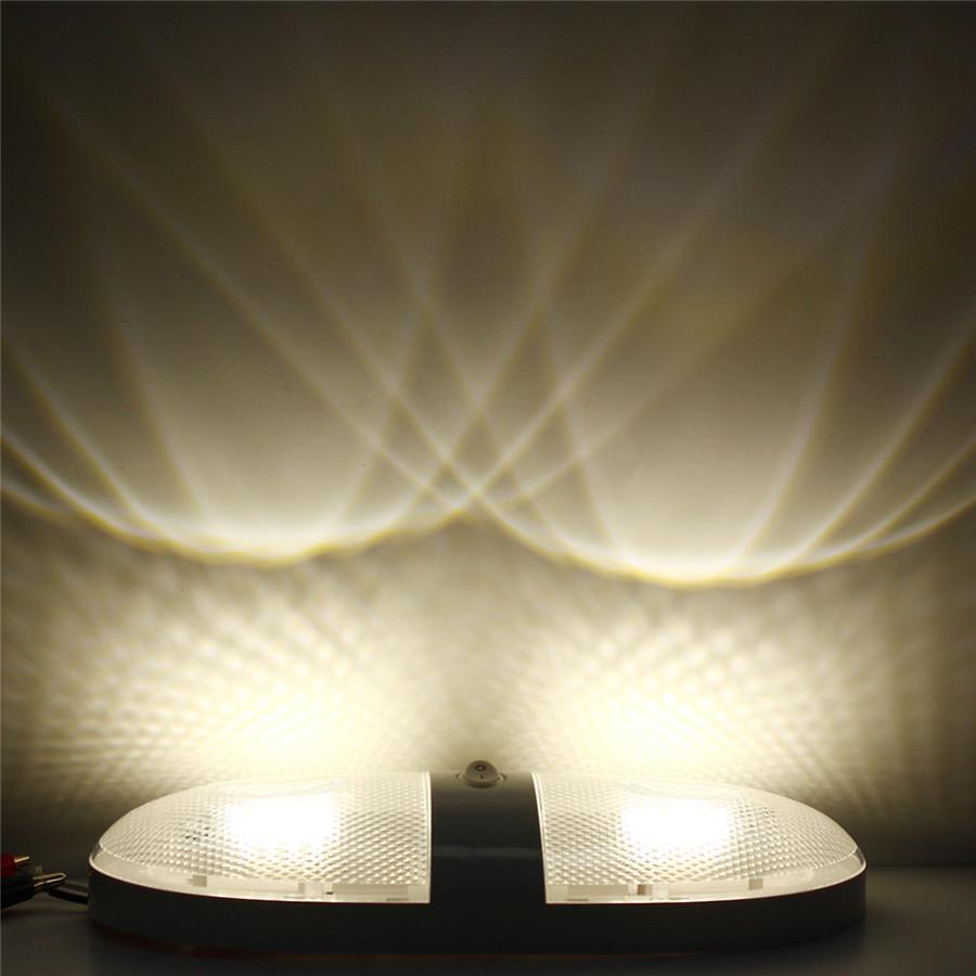 5 Pcs Optronics RV Car LED Ceiling Light Marine Boat Camper Trailer Dome Lamp Caravan 12V 340LM