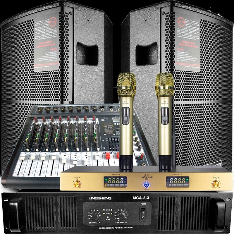 LINGSHENG SP-10 Профессиональная сценическая акустическая система Штепсель CN (адаптер в комплекте)