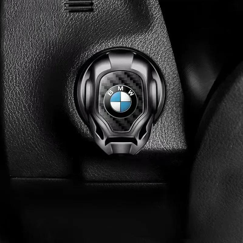 -For BMW Car One-Click Start Buttons Protective Cover Emblem Decoration For BMW E39 E46 E90 E36 E60 E34 E30 F30 X1 X3 X5 X6 71 E