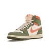 Мужские кроссовки Air Jordan 1 Retro High OG Craft Celadon Green Sky-J-Light-Olive Bright-Mandarin FB9934-300