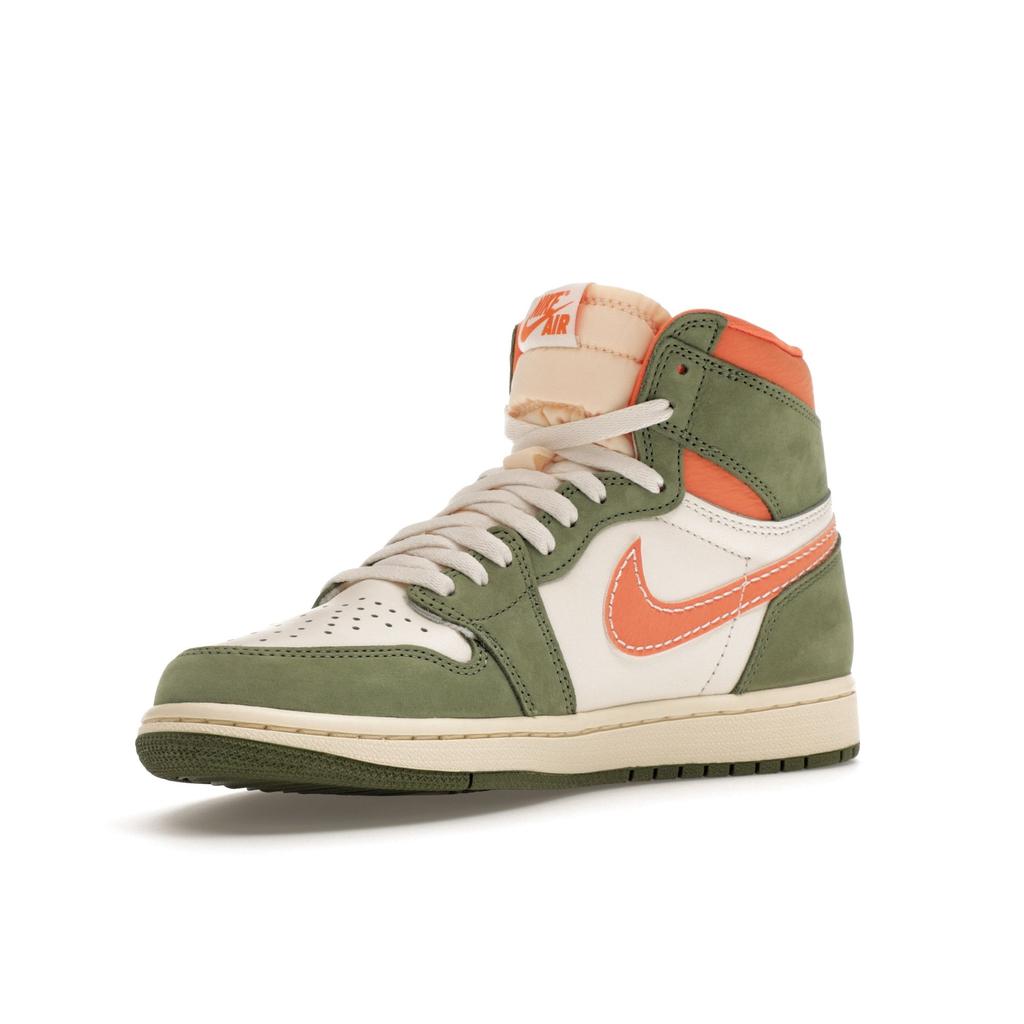 Мужские кроссовки Air Jordan 1 Retro High OG Craft Celadon Green Sky-J-Light-Olive Bright-Mandarin FB9934-300