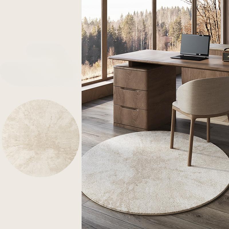 Light Luxury Carpets for Living Room Fluffy Soft Living Room Decoration Round Carpet Thickend Plush Lounge Mat Home Washable Rug