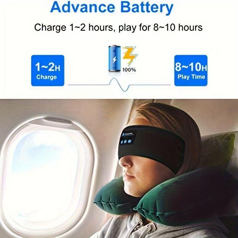 Fone Bluetooth наушники Спортивная повязка на голову для сна Эластичные беспроводные наушники Музыкальная маска для глаз Беспроводная Bluetooth-гарнитура повязка на голову