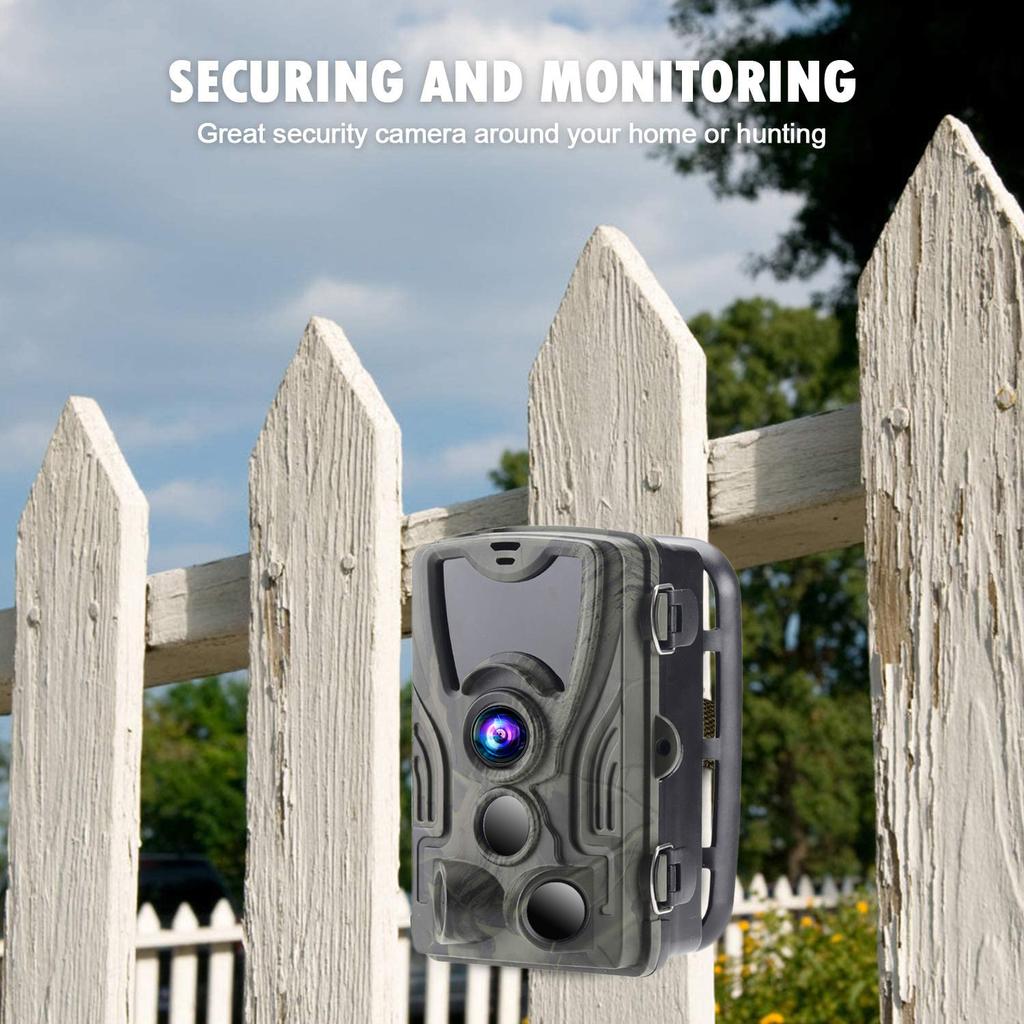 Наружная кнопка Hc-801a 20mp Hd 1080p Камера для охоты на тропу дикой природы, ночное видение, ловушка для наблюдения, игра, водонепроницаемая камера