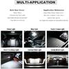 12V 36MM Festoon 6418 DE3423 DE3425 6000K White Extra Bright LED Bulbs For Car Interior Lights License Plate Map Dome Trunk Door Courtesy Light 8-SMD
