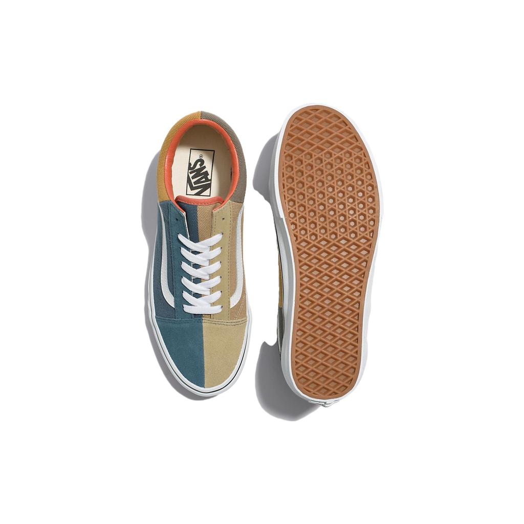 Vans Old Skool Series Comfortable Breathable Low-Top Skate Shoes Unisex Sneakers Green VN0009QH448