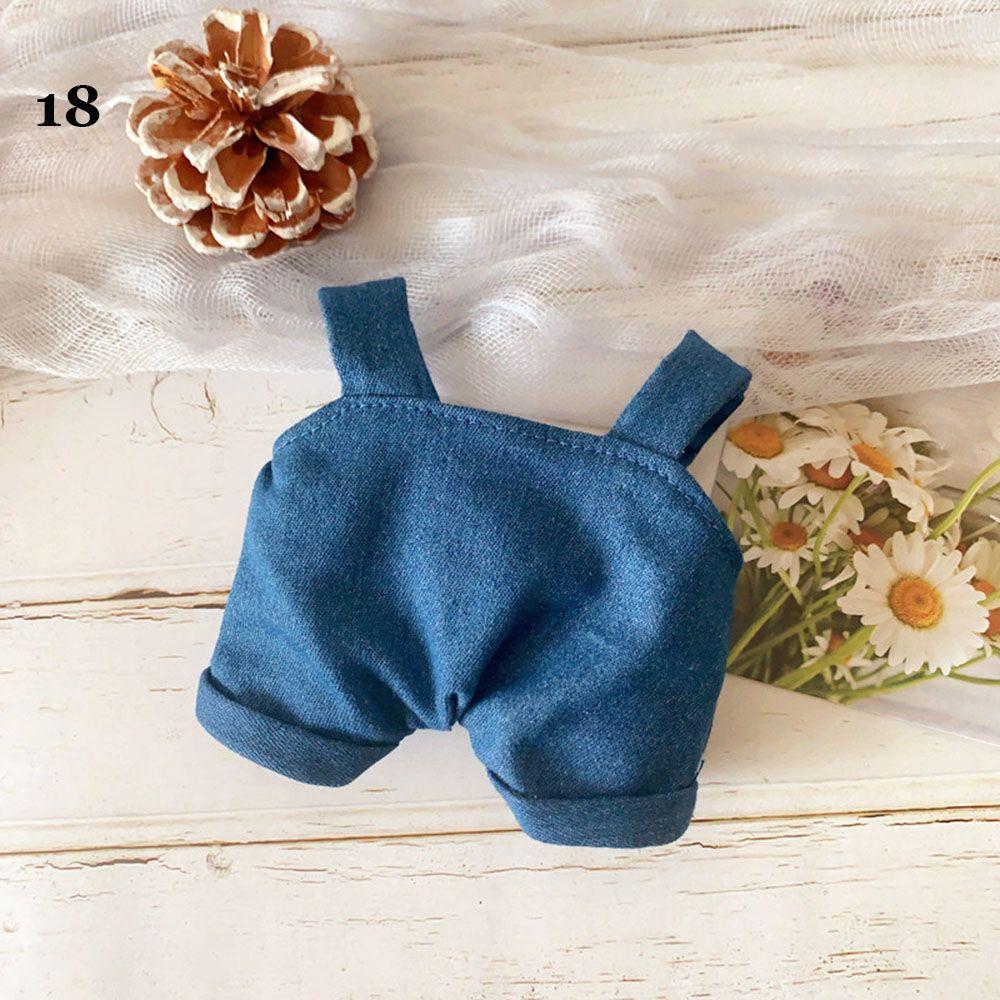 BJD Dolls Jeans Shorts Outfits Doll Clothes Handmade Jacket Pants For 15~20cm Doll Winter Top Coats