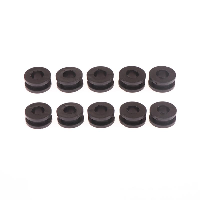 Innovative And Practical For 10Pcs Motorcycle Side Cover Black Rubber Grommets Gasket Fairings
