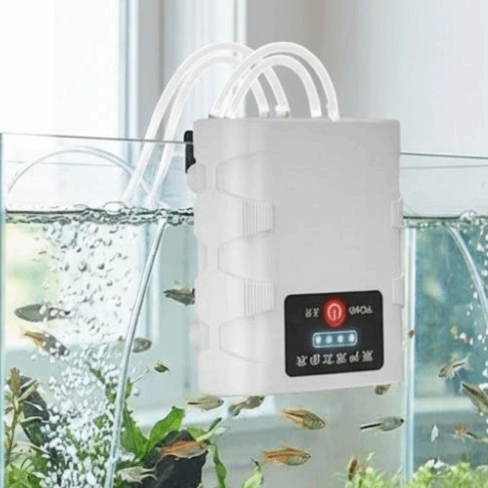 High Air Flow Fish Tank Air Pump USB Rechargeable Aquarium Aerator Aquarium Oxygen Pump Fishing