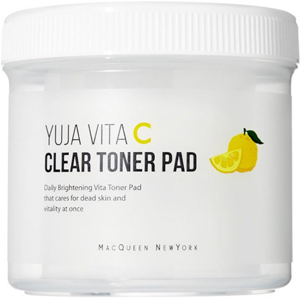 McQueen New York Yuzu Vita C Clear Toner Pad 240ml, 100 Pieces, 1 Piece