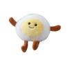 Waffle Egg Plush Toy Keychain Cartoon Pendant Bag Decorations Toy Kids Gift