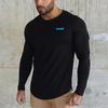 Muscleguys Fitness Sports Thin Long Sleeved T-shirt Men's Spring and Autumn Clothes Breathable Running  Top