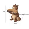 Creative Key Sundries Storage Tray Home Living Room Shoe Cabinet Ornaments European Squirrel Storage Home Decorations
