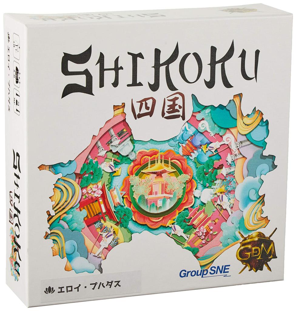 Group SNE Shikoku (3-8 players, 30 minutes, ages 8 and up) Board Game