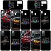 Phone Case for Samsung Galaxy S24 S23 iPhone 15 14 Xiaomi Redmi Note 13 12 11 8 10 9 Pro Max X XR OPPO 9C Huawei Supercar Super Car Cartoon JDMs Cover