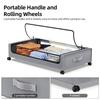 Under Bed Storage Container with Lids and Wheels Multifunctional Home Dorm Clothes Storage Bins