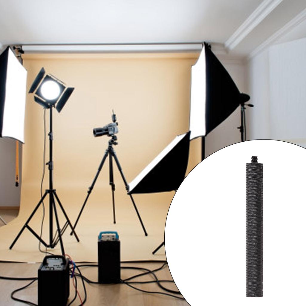 Удлинитель из алюминиевого сплава для разъемов 1/4, удлинители для штатива 12 см, удлинители для камеры, стандартный винт 1/4 дюйма