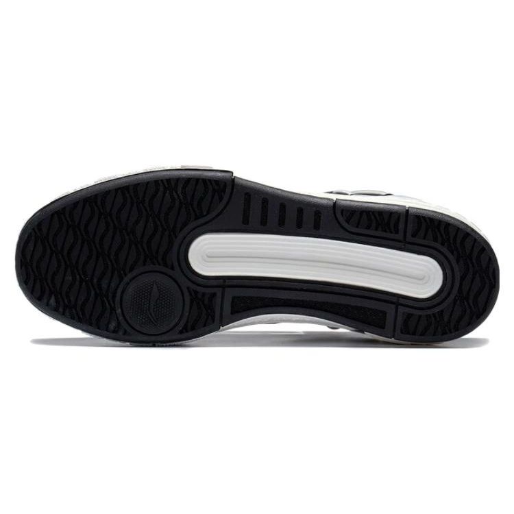 Li-Ning Morning Glow Fashion Светоотражающие низкие кроссовки, увеличивающие рост Женские кроссовки Белые Черные AGCS354-2