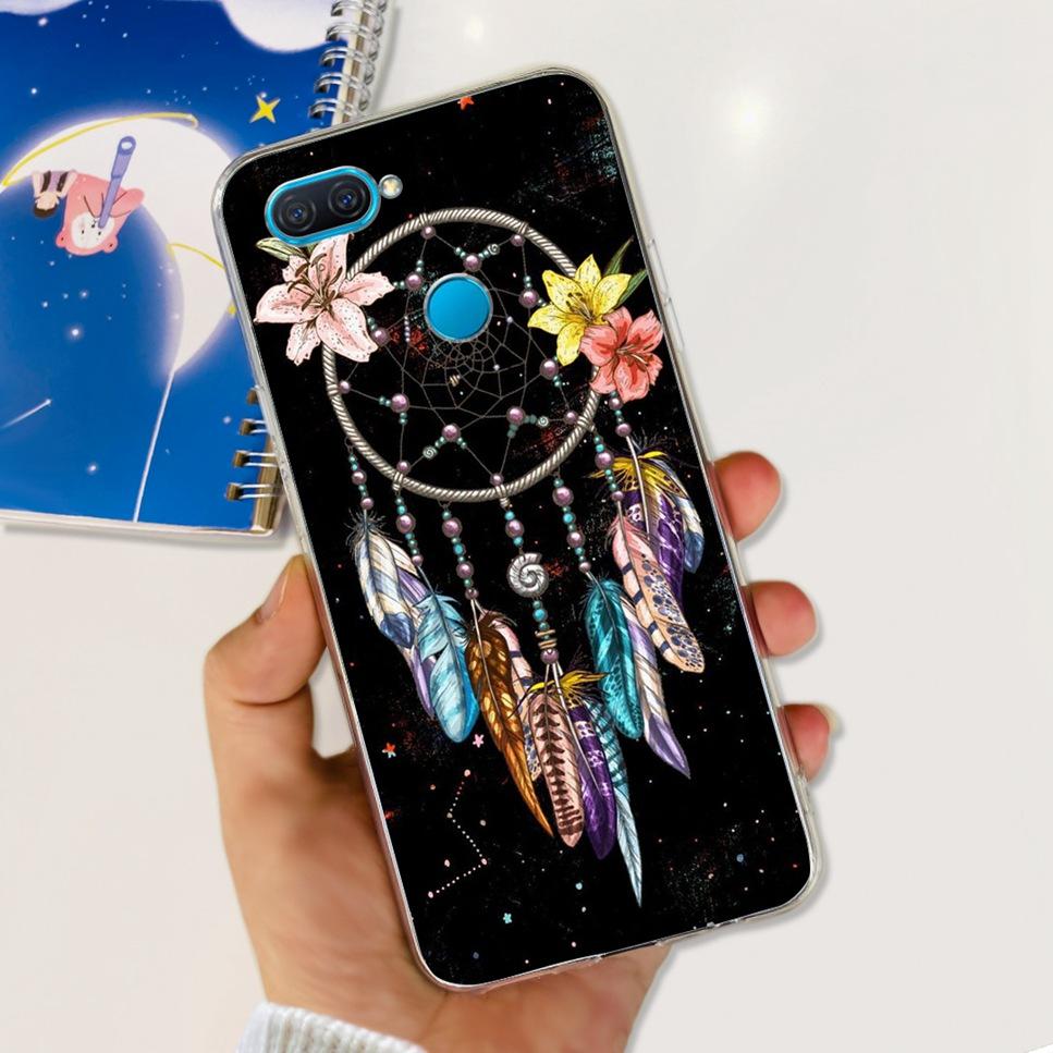 Case For Oppo A12 6.22" Cute Cartoon Dinosaur TPU Soft Silicone Clear Cover For Oppo A12 A 12 CPH2083 Phone Case Funda Bumper