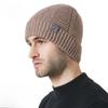 Winter Hat Plus Velvet Thickened Men's Knitted Hat Versatile Casual High Elastic Ear Protection Warm Hat