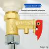 Water Heater Safety & Pressure Relief Valve with Anti-Electric Wall and Mixing Faucet