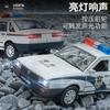 1:32 Volkswagen Santana Simulation Alloy Acousto-optic Huili Children's Car Boy Toy Car Decorations