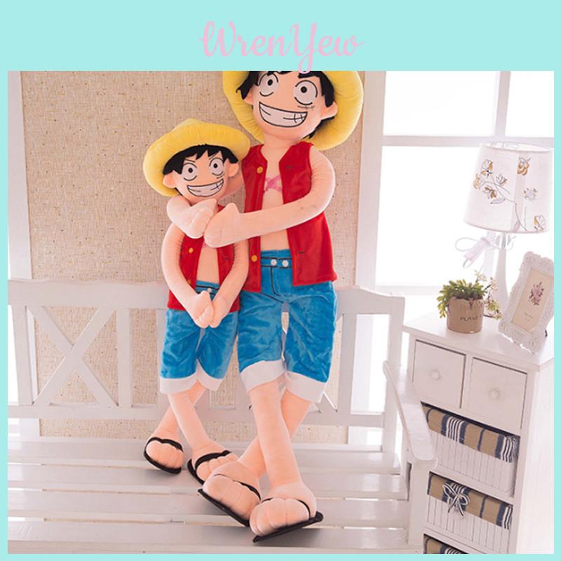 Очаровательная плюшевая кукла Луффи из One Piece Мультяшная Идеальный Подарок Для Детей