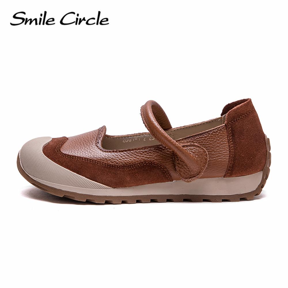 Туфли Мэри Джейн из натуральной кожи женские туфли с круглым носком и пряжкой на плоской подошве модная удобная повседневная обувь