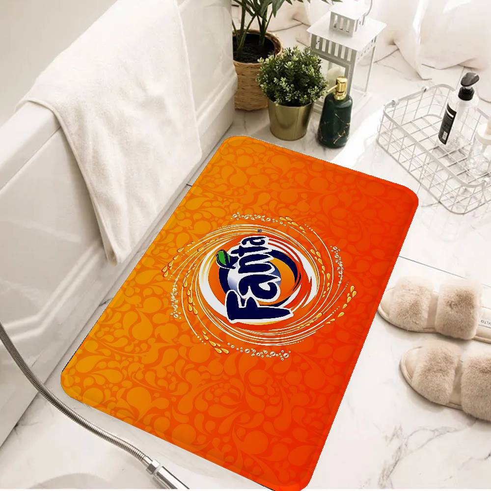 Funny F Fanta Logo Door Mat Washable Non Slip Living Room Sofa Chairs Area Mat Kitchen Doormat Area Rug