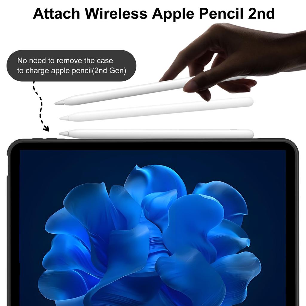 Для iPad Air 4/5/6/7 Мягкий силиконовый чехол, Для iPad 4-го 5-го 6-го 7-го поколения 2020 2022 2024 2025 PU кожаная книжка Smart Cover